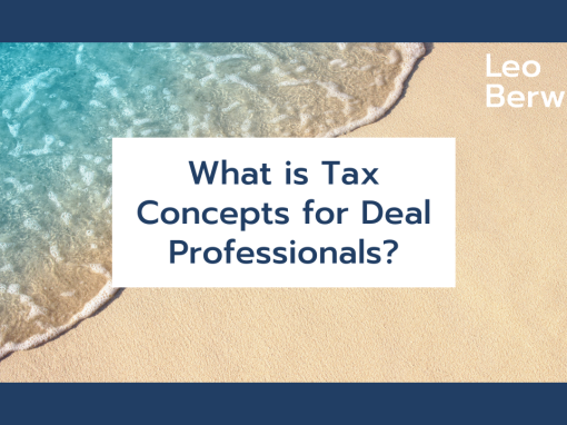 What is Tax Concepts for Deal Professionals?