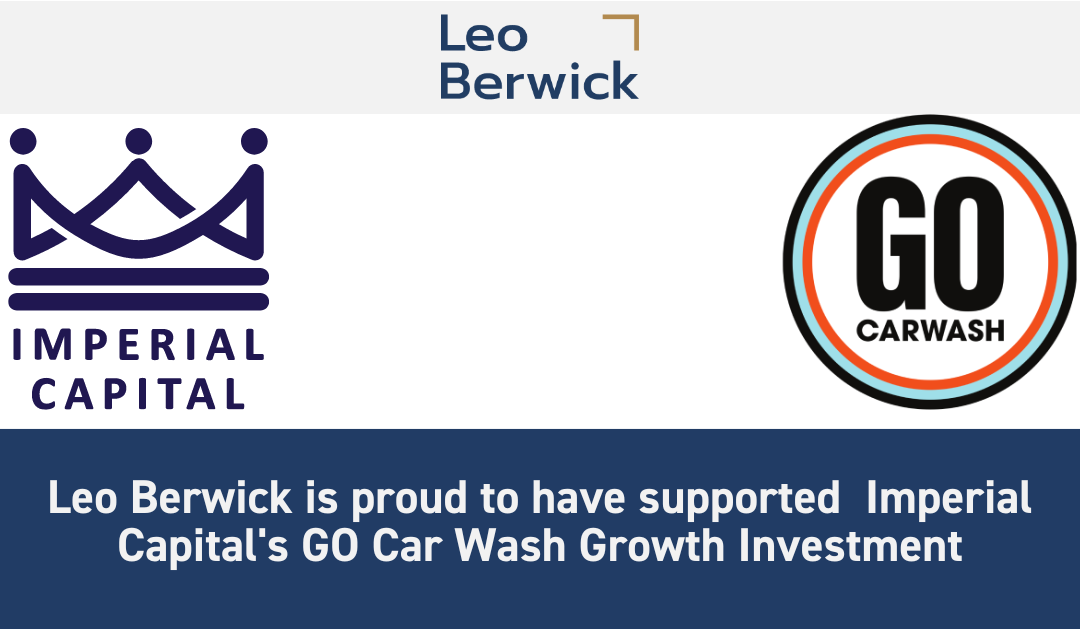 Leo Berwick supports Imperial Capital’s GO Car Wash Growth Investment