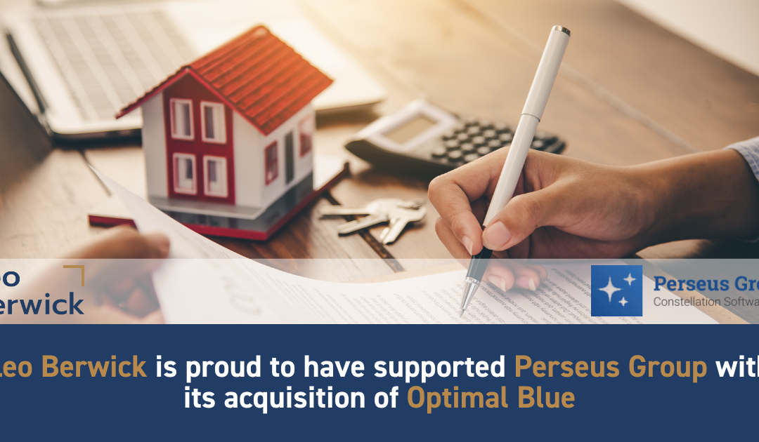 Leo Berwick supports Perseus Group with its acquisition of Optimal Blue