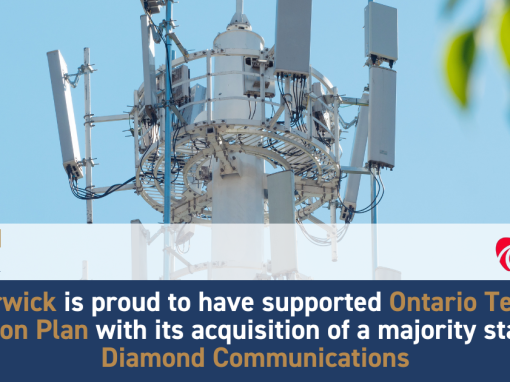 Leo Berwick supports Ontario Teachers’ Pension Plan with its acquisition of a majority stake in Diamond Communications