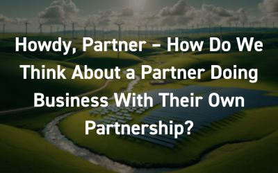 Howdy, Partner – How Do We Think About a Partner Doing Business With Their Own Partnership?