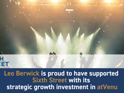 Leo Berwick supports Sixth Street with its growth investment in atVenu